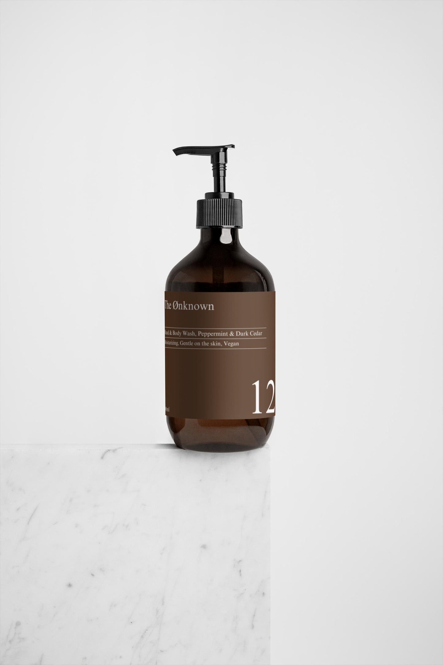 Hand & Body Wash, Peppermint & Dark Cedar