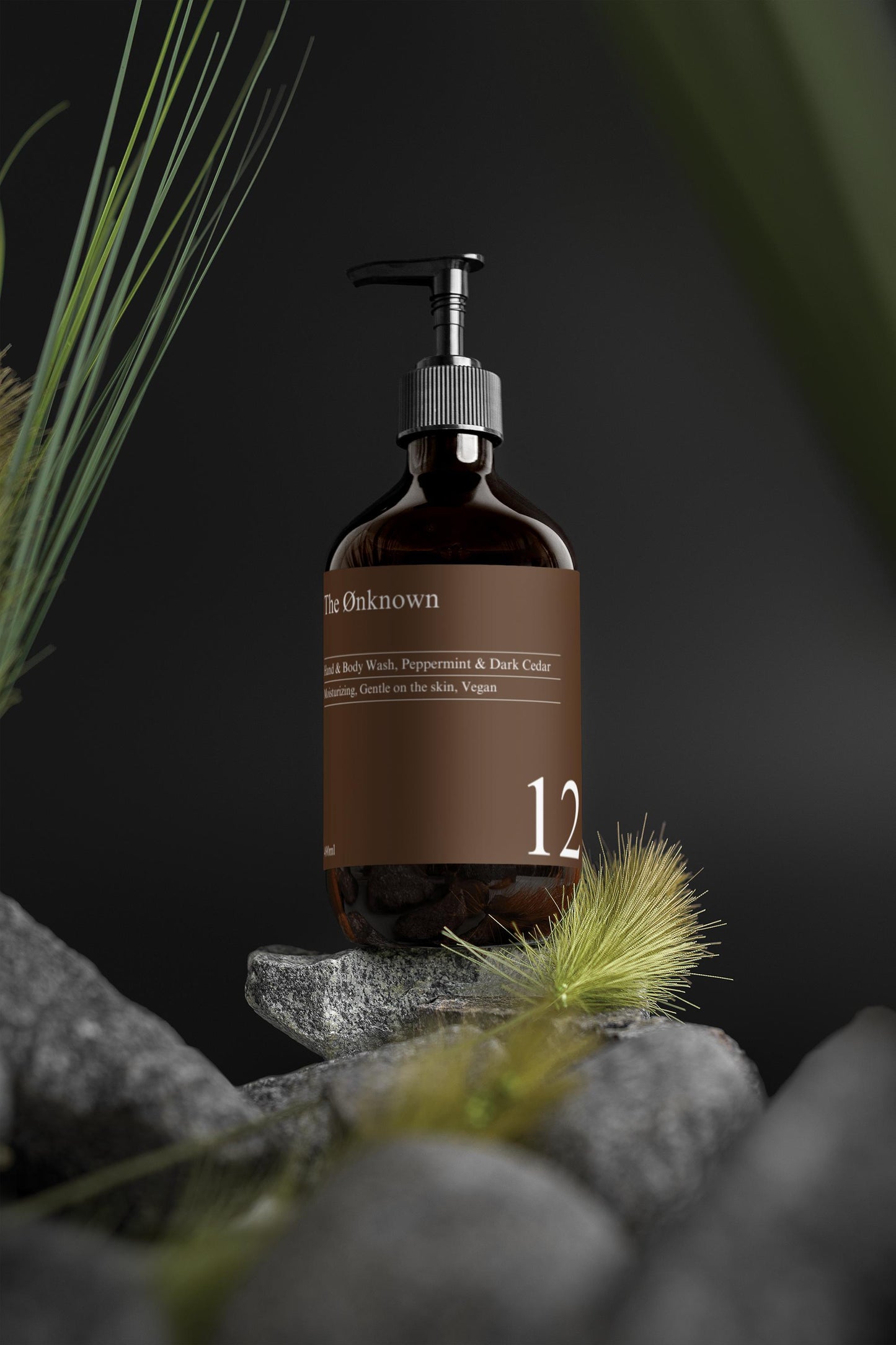 Hand & Body Wash, Peppermint & Dark Cedar